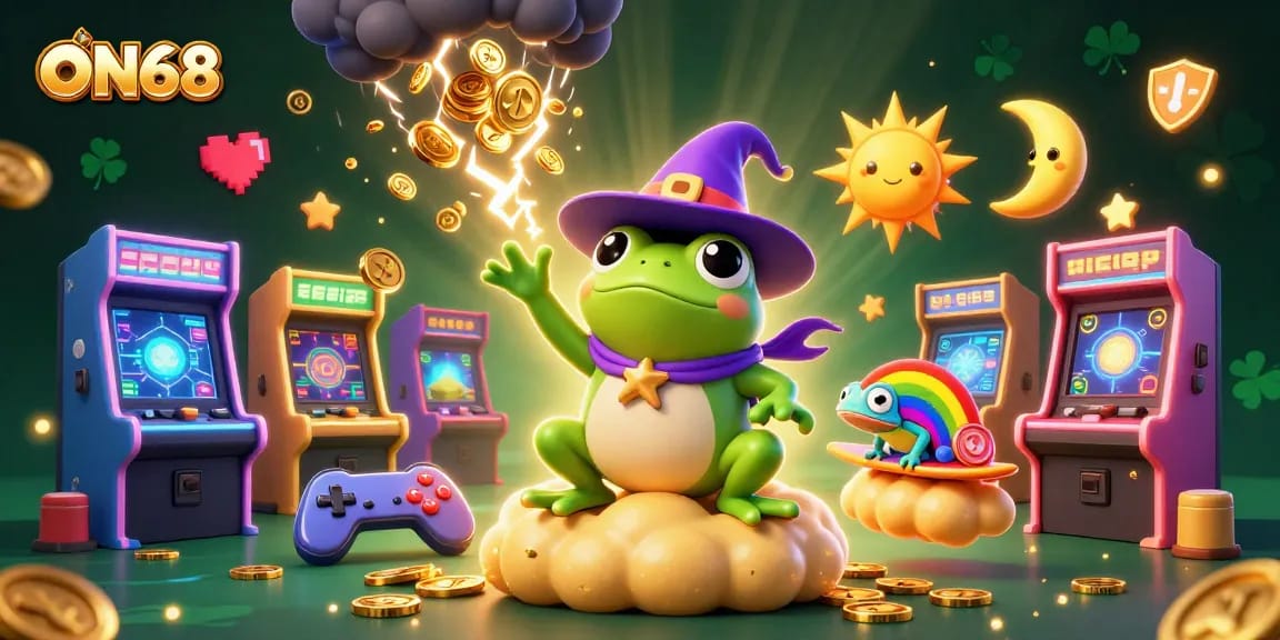 Join the exciting world of ON68 with magical elements and gambling thrills!