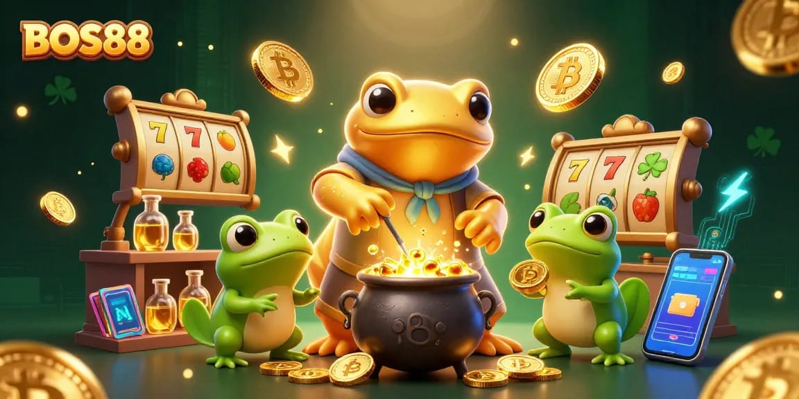 Bergabunglah dengan BOS88 dan menangkan slot online dengan berbagai simbol keberuntungan.