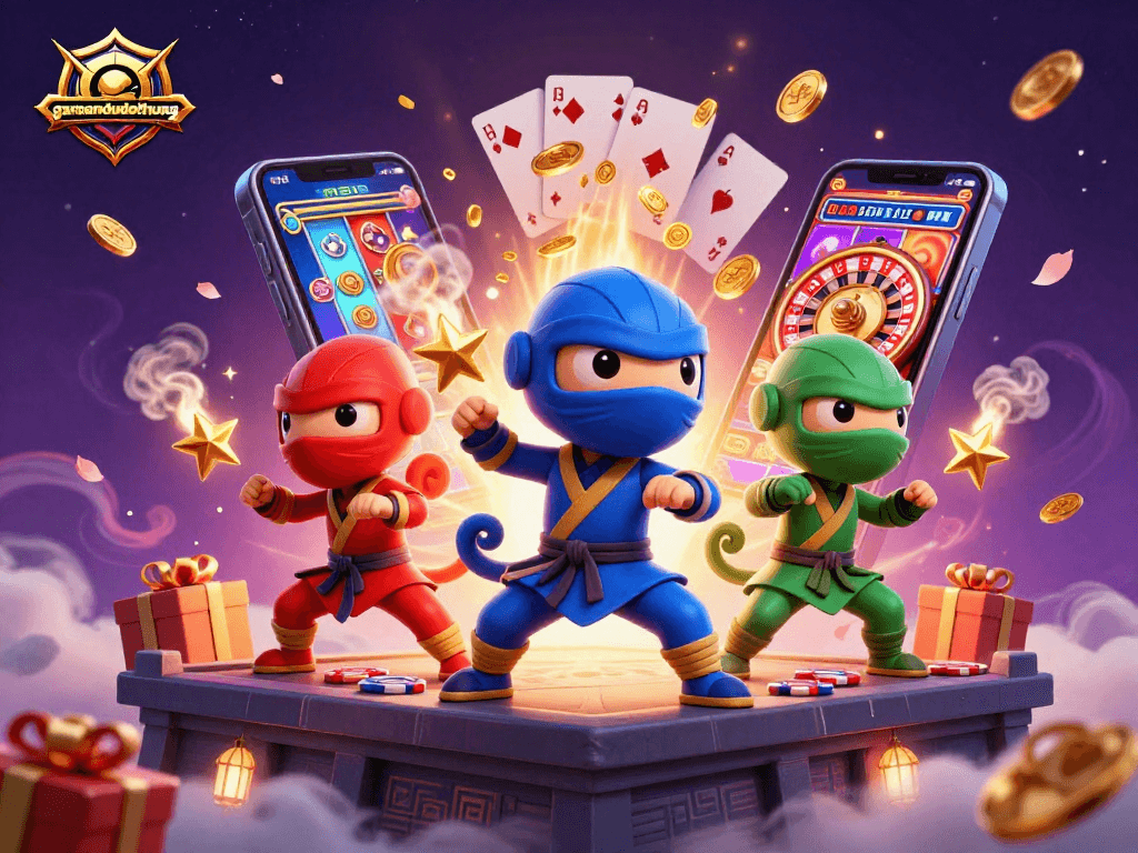 Spin to win with gamenohudoithuong as ninja chameleons bring action to the slot game!
