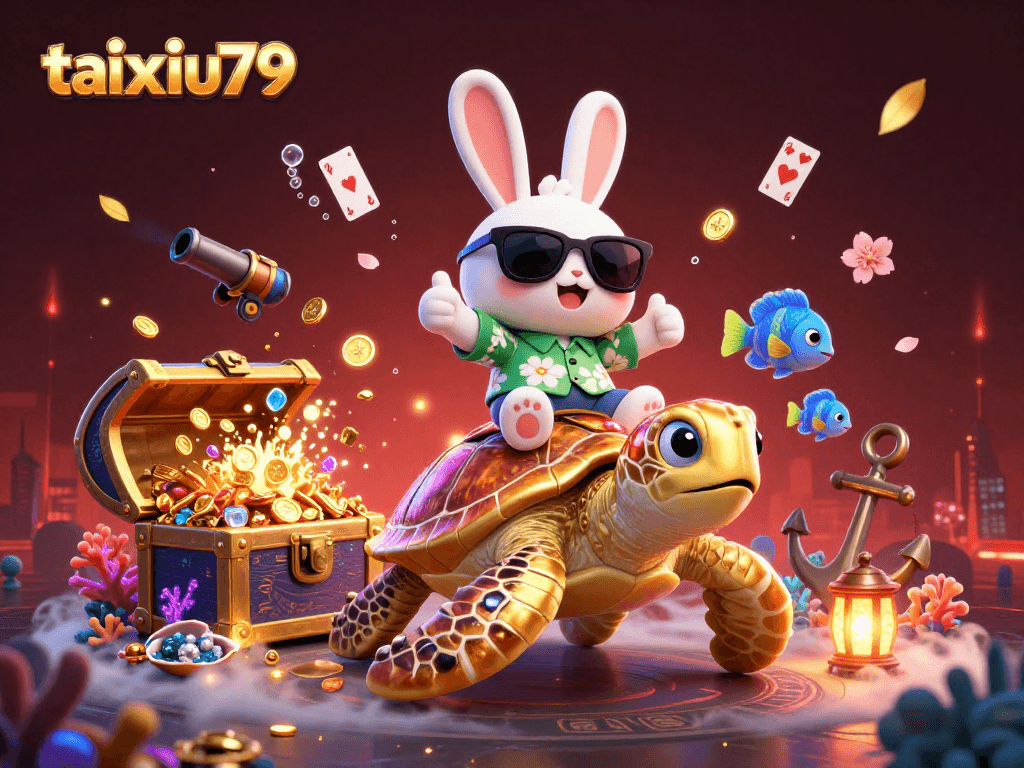 Enjoy thrilling gameplay with taixiu79 as lucky characters dive into underwater treasures and vibrant casino elements.