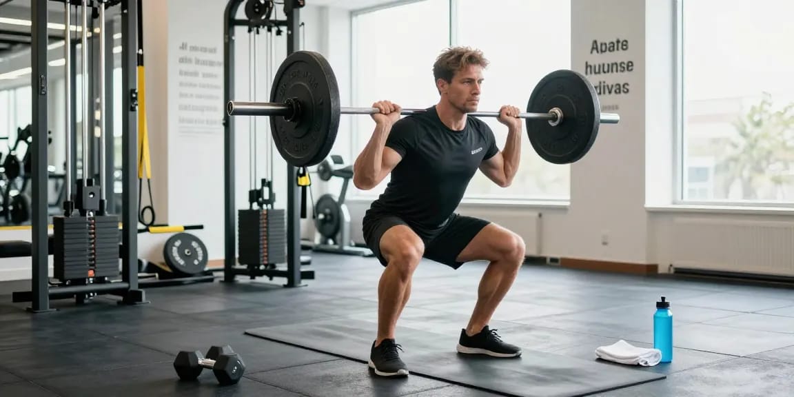Medi Pharma Steroids being utilized in a vibrant gym scene with an athlete lifting weights and various workout equipment surrounding.