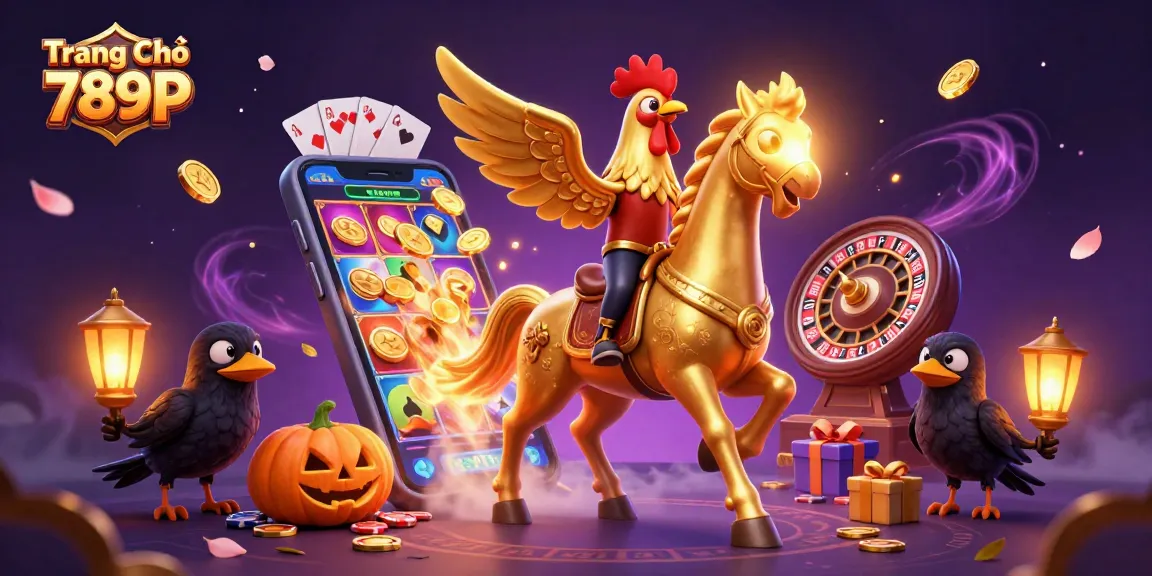 Engage with thrilling casino excitement at Trang Chủ 789P featuring vibrant characters and dynamic gambling elements.
