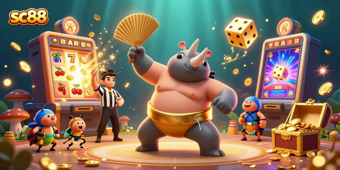 Experience sc88's vibrant casino scene with dynamic beetle characters and explosive jackpots.