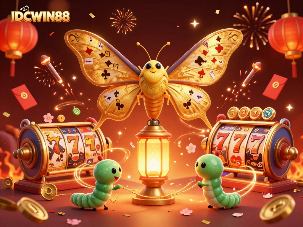 Experience thrilling gameplay at IDCWIN88 with vibrant 3D casino themed creatures and elements.