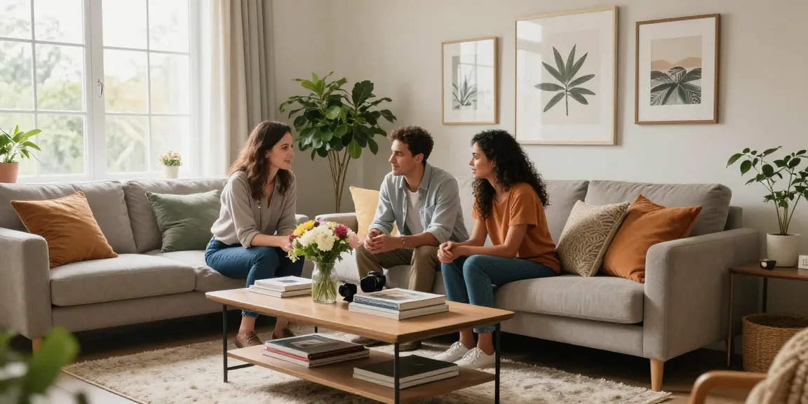 Desain interior rumah oleh GOKIL33 Decor Serene, konsultasi dengan designer, ruang tamu elegan dan nyaman.