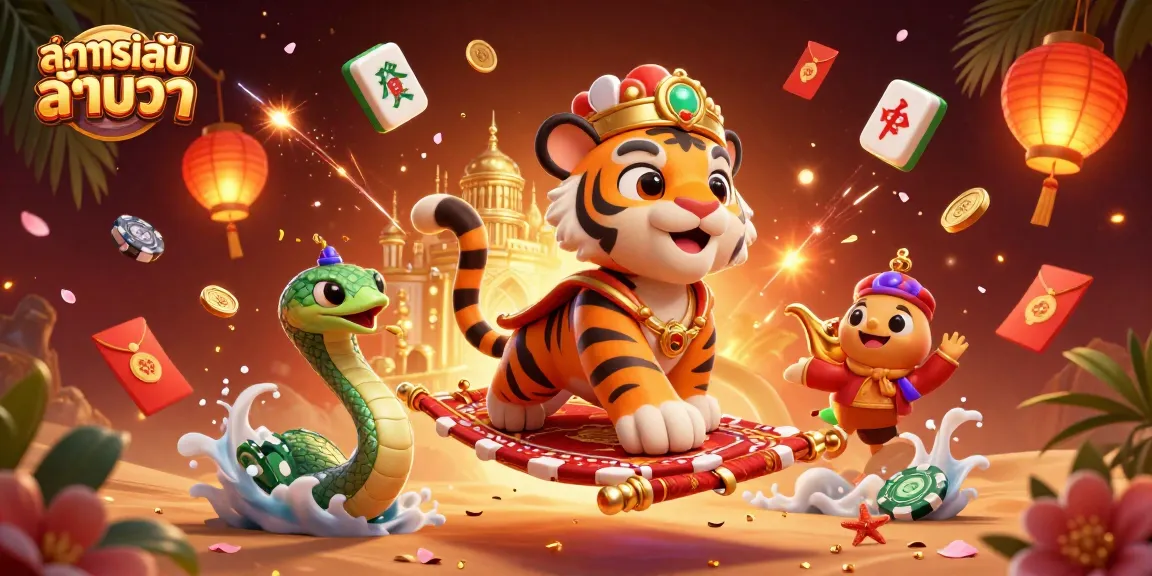 Experience ทดลองเล่นบาคาร่า with an engaging 3D Arabian casino scene filled with excitement.