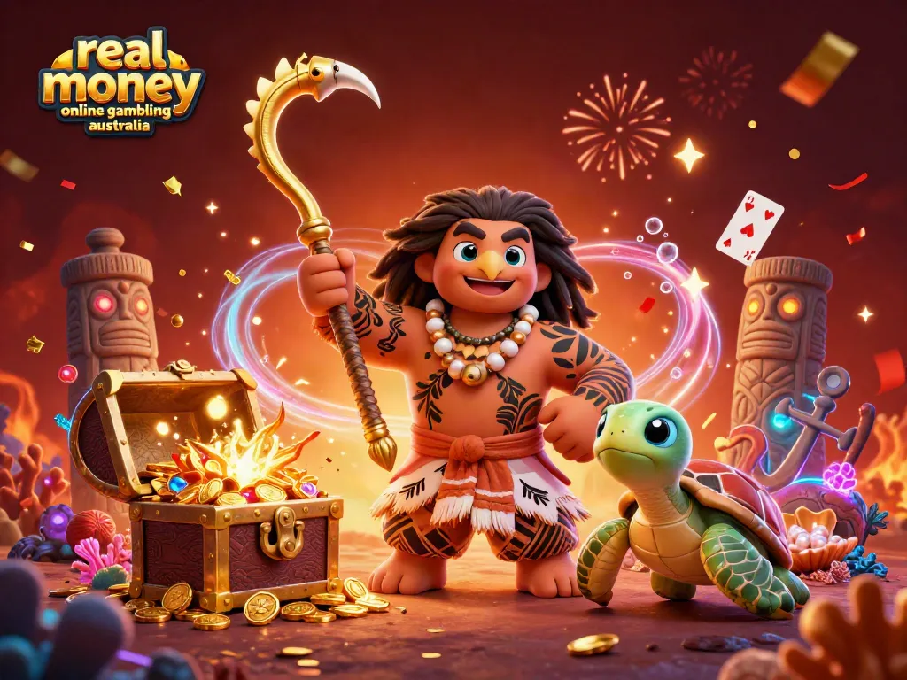 Experience real money online gambling Australia with thrilling characters and vibrant game elements in action.