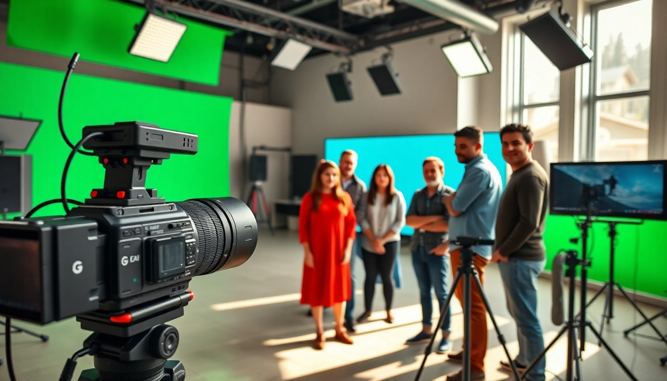 Team in action during video production edmonton showcasing creativity and collaboration.