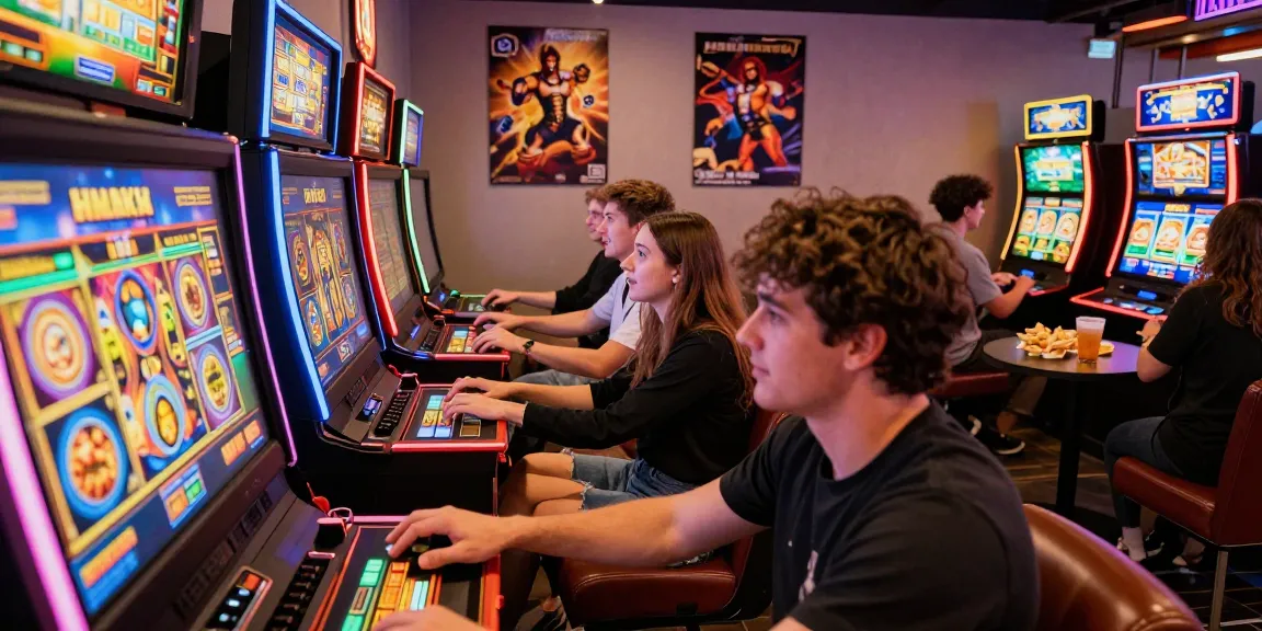 Pengalaman bermain slot88 yang menyenangkan di ruang permainan modern bersama teman-teman.