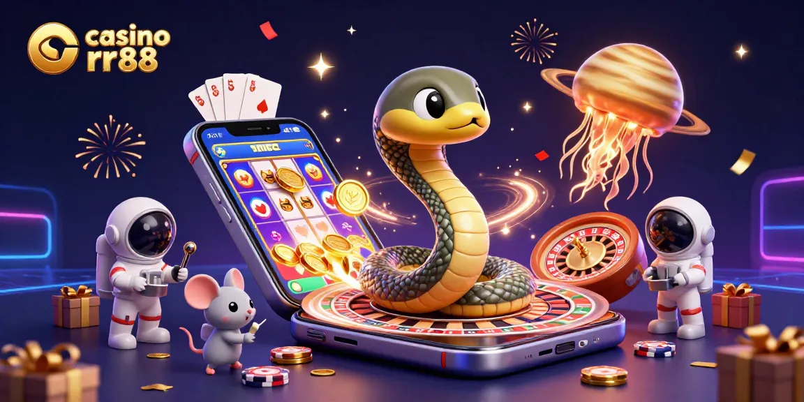 Engage with the vibrant cosmos in casino rr88 - where the Saturn ring snake deals thrilling games amidst a carnival of winning.