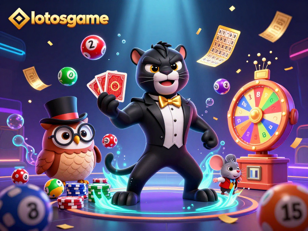 Experience thrilling gaming action with lotosgame’s engaging 3D casino characters and dynamic elements.