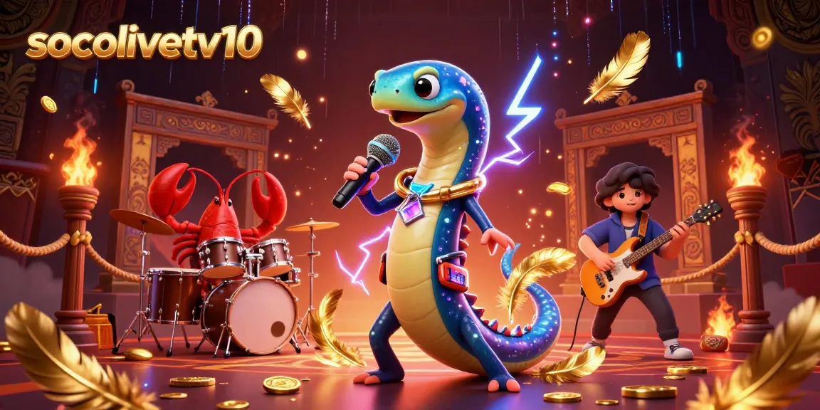 Experience the underwater casino vibes of socolivetv10 with vibrant 3D characters and dynamic elements.