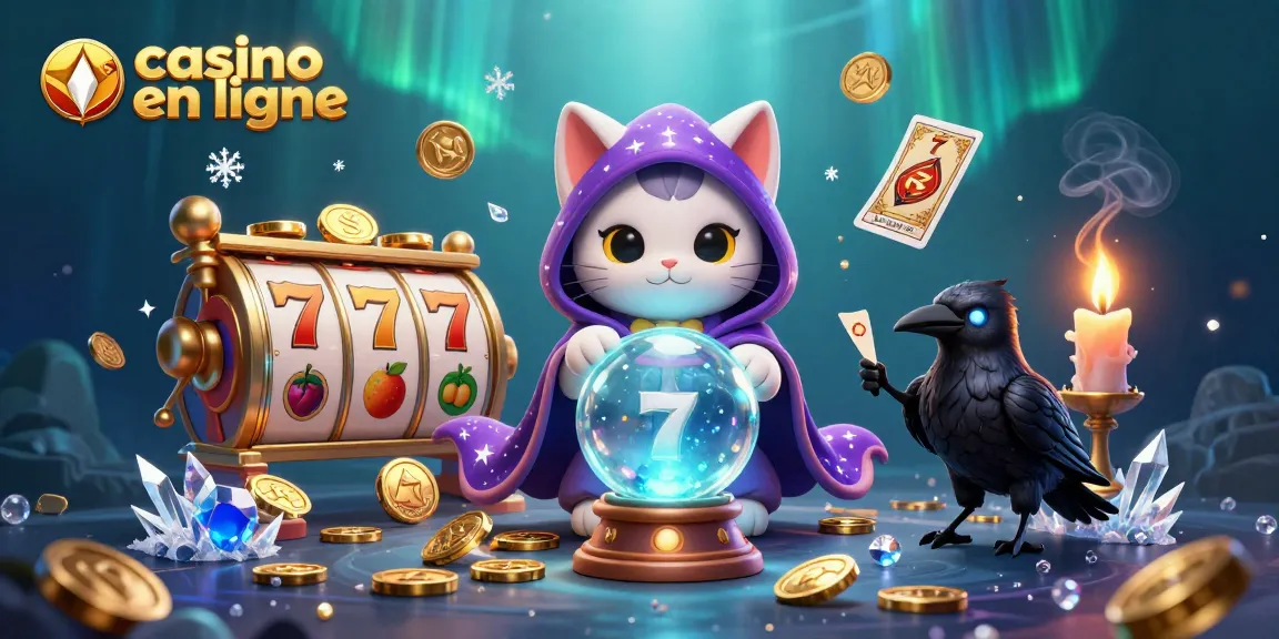 Jouez au casino en ligne avec des éléments inspirants de jeux de machines à sous et personnages captivants.