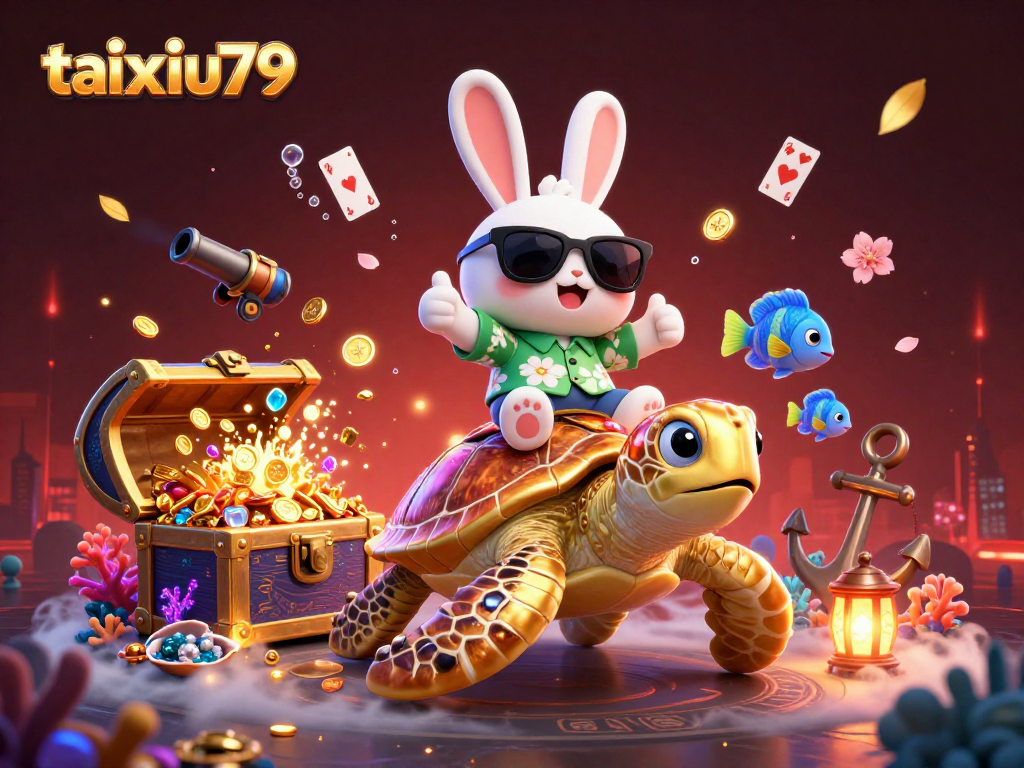 Enjoy thrilling gameplay with taixiu79 as lucky characters dive into underwater treasures and vibrant casino elements.