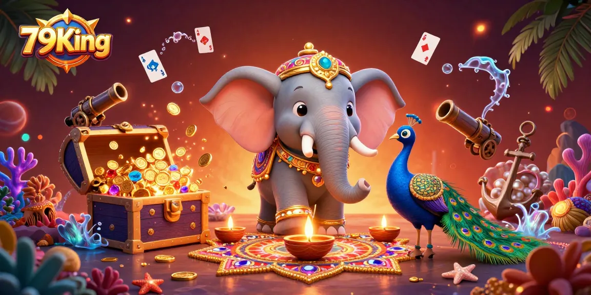 Engage in thrilling gaming at 79King with vibrant casino-themed elements and dynamic characters.