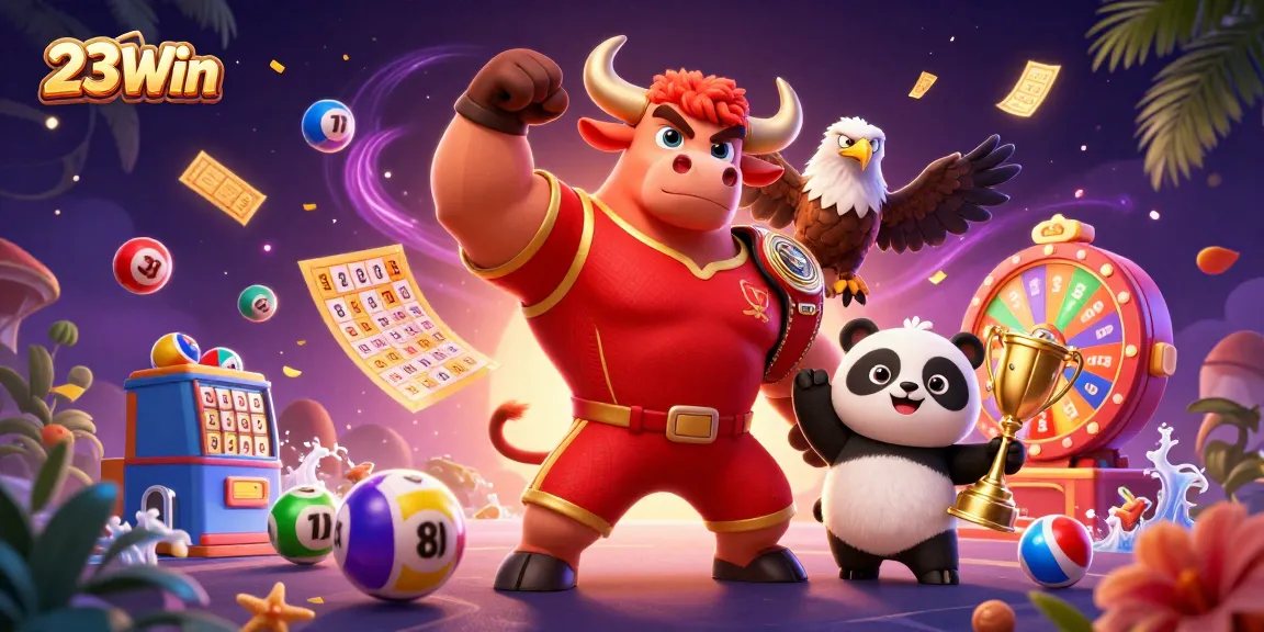 Experience the thrills of 23Win with captivating casino characters and dynamic game elements.