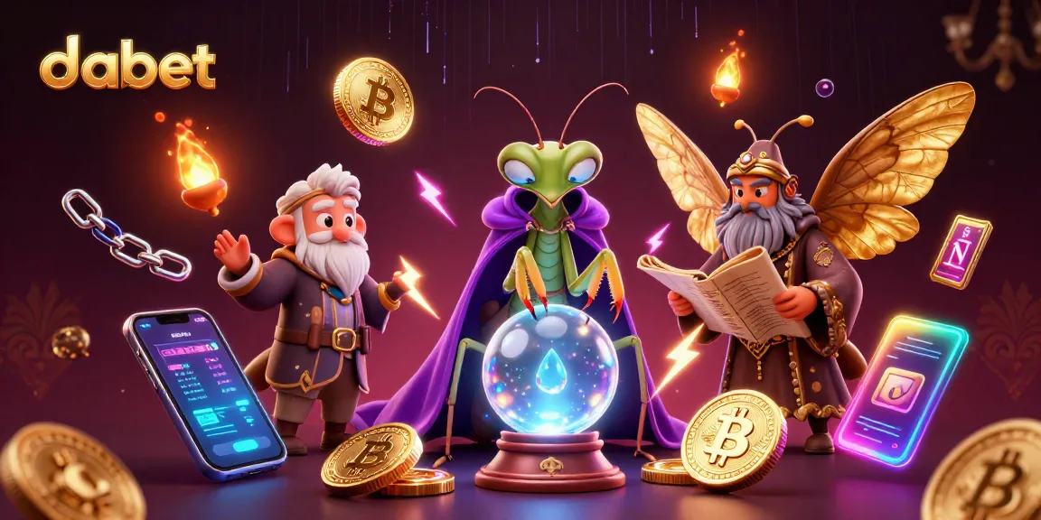 Immerse in dabet's enchanting world, where 3D fortune tellers predict crypto fortunes.