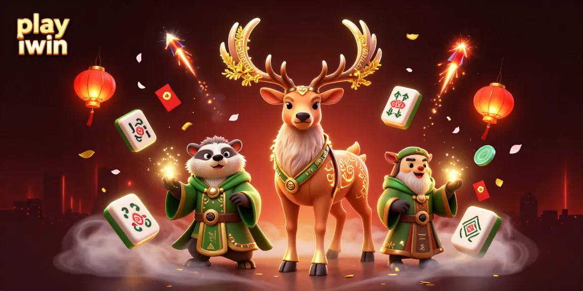 Experience the thrill of play iwin with a magical scene filled with vibrant casino elements.