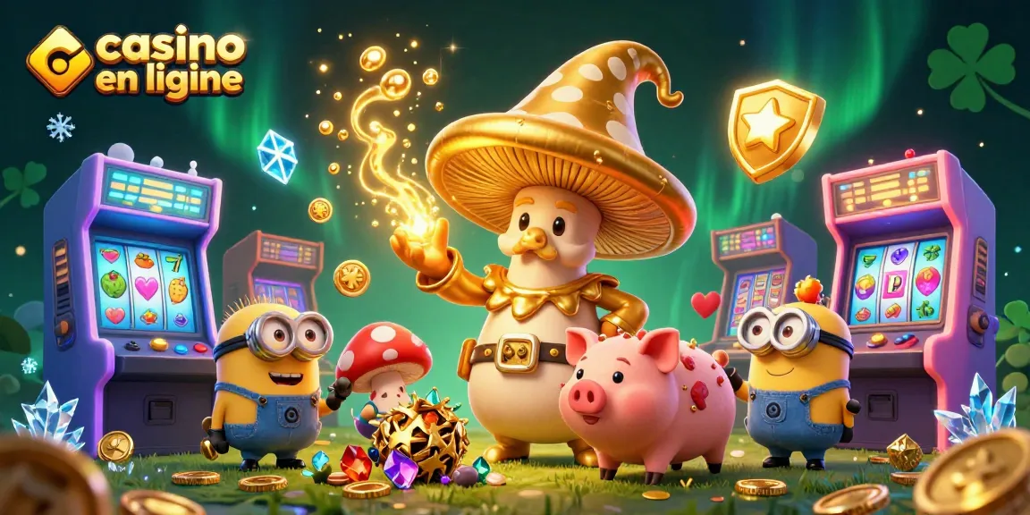 Plongez dans le monde du casino en ligne avec ce wizard magique transformant tout en or dans un environnement dynamique.