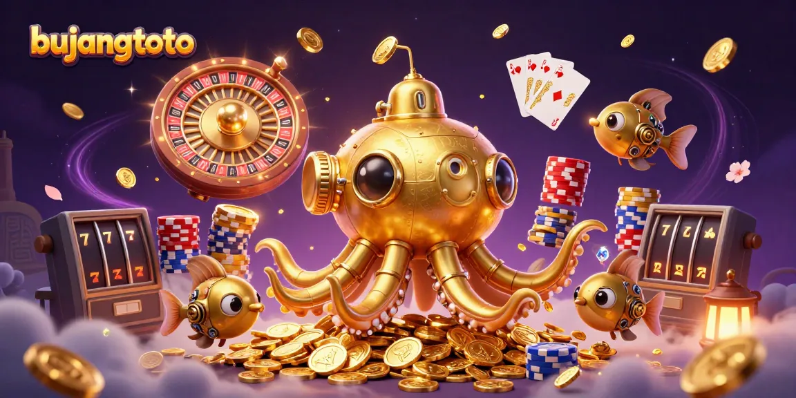 Engage with bujangtoto in an adventurous casino scene featuring animated characters and vibrant elements.