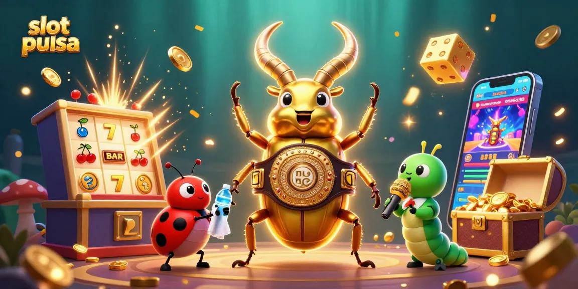 Engage with exciting slot pulsa gameplay through dynamic jackpot symbols and vibrant casino elements.