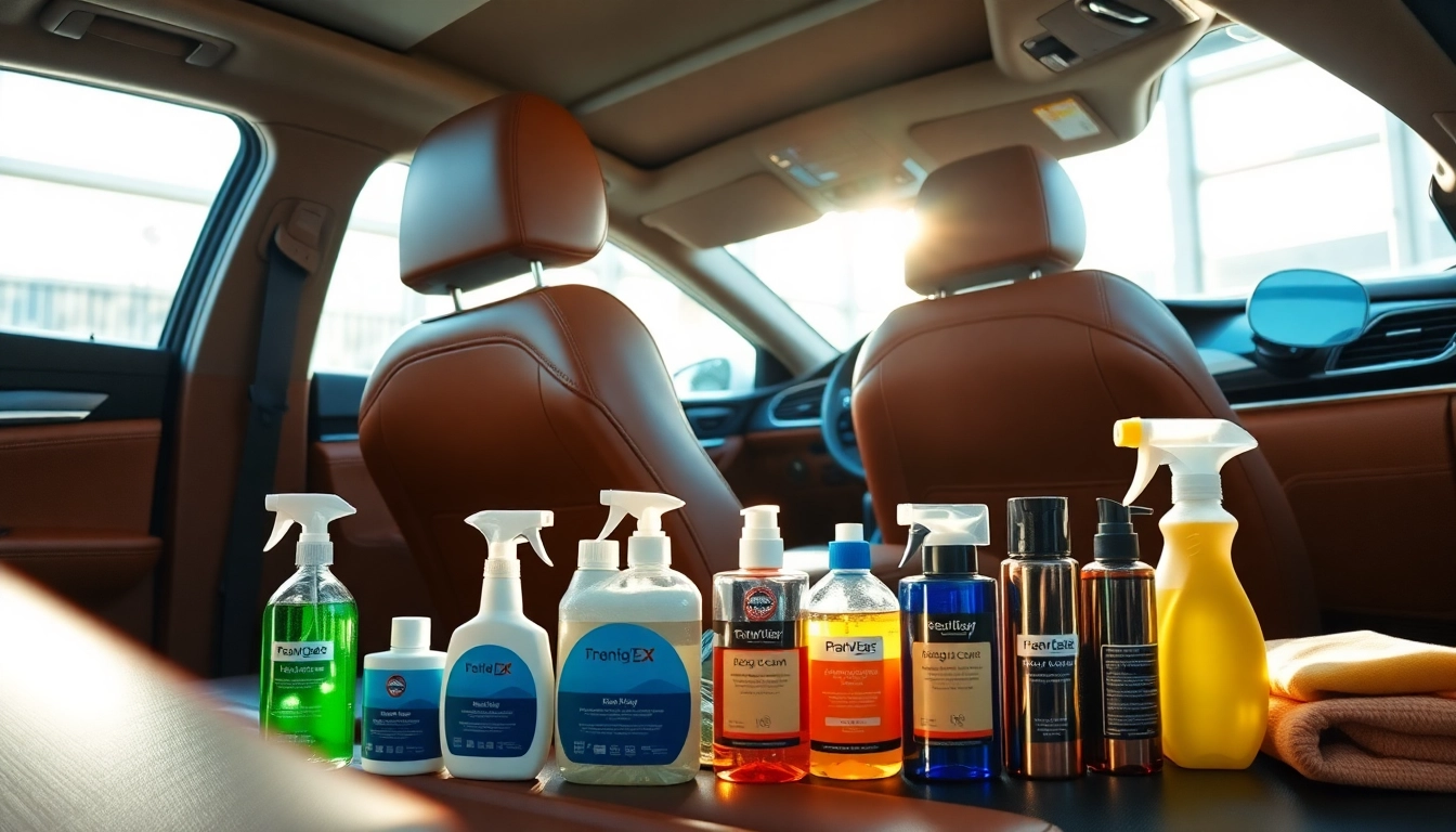 Detailing a luxurious interior car cleaner Canada for a polished vehicle environment.
