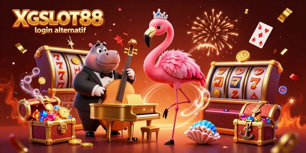 Mengumpulkan kemenangan di XGSLOT88 login alternatif dengan simbol slot dan harta bawah laut yang menakjubkan.