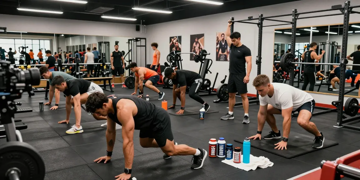 Bodybuilders training in a dynamic gym utilizing Prime Pharma Steroids for enhanced performance and muscle growth.