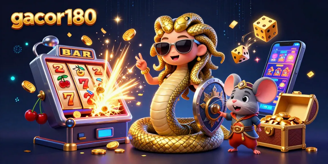 Gacor180 menciptakan pengalaman bermain slot yang menarik dengan animasi Medusa dan jackpot.