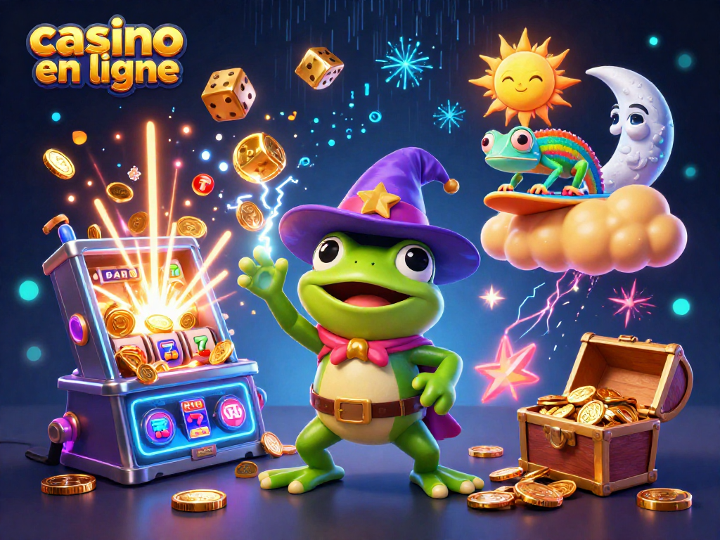 Plongez dans l'univers du casino en ligne avec la magie des jeux à travers un design captivant.