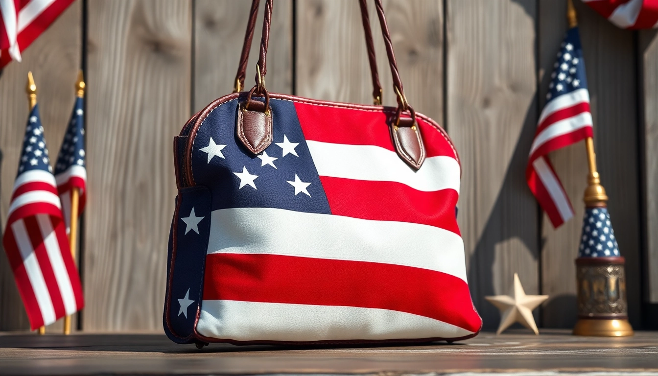 Beautifully Designed American Flag Purse for Every Occasion