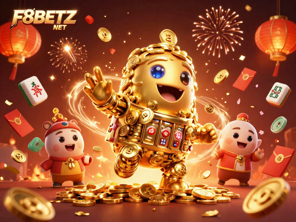 Engage with the ultimate gaming experience on F8BETZ NET featuring dynamic casino elements and festive atmosphere.