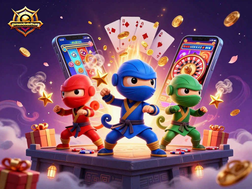 Spin to win with gamenohudoithuong as ninja chameleons bring action to the slot game!